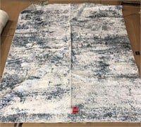 Blue and White Rug 9'7"X7'4"