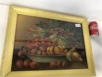 Framed Fruit Art Work