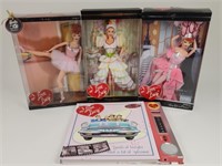 3 NIB I Love Lucy Barbies, Audio Book