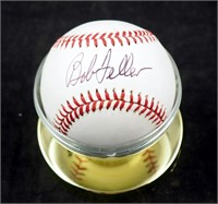 Genuine Rawlings Bob Feller Autographed Baseball