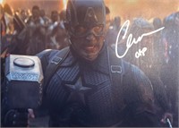 Autograph COA Captain America Photo