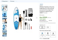 N2274  MARNUR Inflatable Paddle Board - 6" Thick