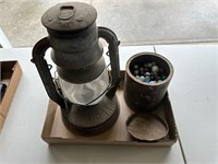 Can of Marbles, Oil Lantern