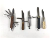 Assortment Of Pocket Knives & Multi Tool