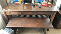 Wooden desk - 4 feet wide x 26.5 deep inches-