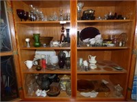 CONTENT OF CHINA CABINET CABINET NOT INCLUDED