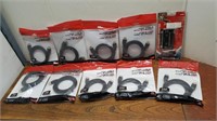 NEW 9 Packs HDMI Cables 2M Long + CD Cassette