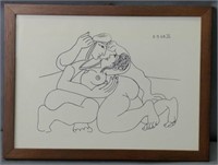 Pablo Picasso Erotic Etching 8.9.68 III