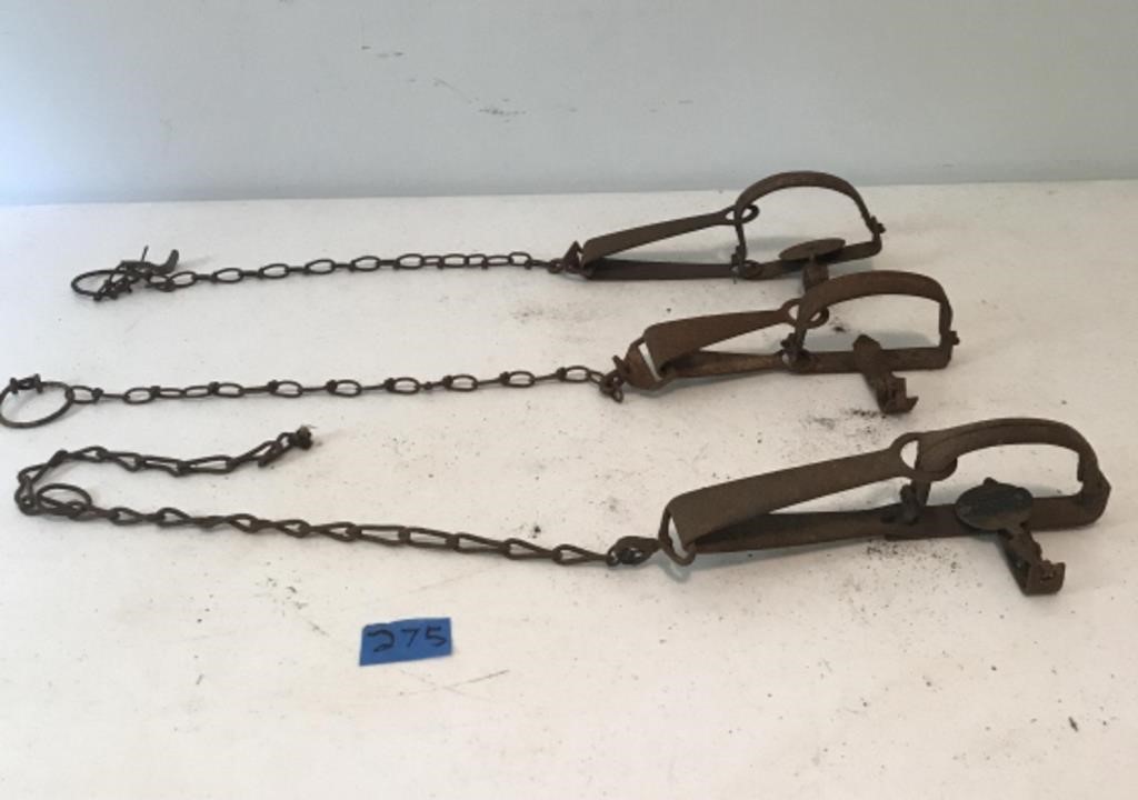 Large Lot of Assorted Metal Traps