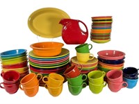 Huge Lot Colorful FIESTA Ware For 17 !