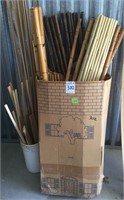 Box of BAMBOO Rods and Remnants