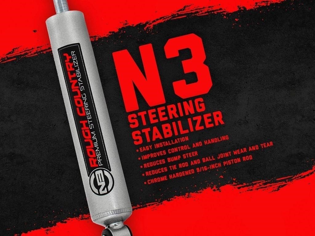 (U) Rough Country N3 Steering Stabilizer for 2007-