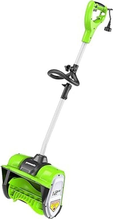 (U) Greenworks 2600802 8 Amp 12-Inch Corded Snow S