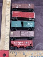 Box car freight model railroad train lot