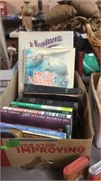 BX OF BOOKS & BIBLES W/ WEBSTERS UNABRIDGED