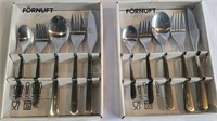 NEW IN THE BOX IKEA FLATWARE "FORNUFT" PATTERN