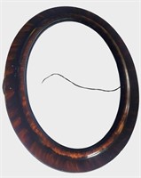 ANTIQUE OVAL FRAME WITH CONVEX GLASS