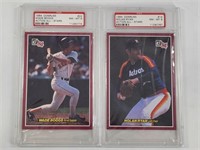 1984 DONRUSS BOGGS & RYAN PSA 8