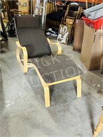 IKEA Poang chaise lounge with cushion