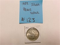 1922 SILVER PEACE DOLLAR