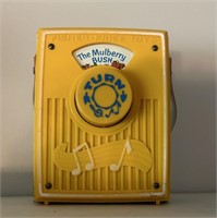 Fisher Price Wind-Up Music Pocket Radio c1970