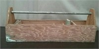 Large Wood Toolbox, Approx. 35" Long 9" Wide 13"