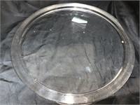 11.25 “ VINTAGE GLASS DRESSER TRAY