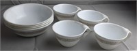 Corelle Woodland Brown Cups and Bowls