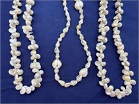 3 Hawaiian Shell Necklaces