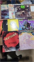 (9) rock records heatwave, pirate, nazerth, and