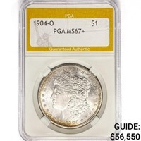 1904-O Morgan Silver Dollar PGA MS67+