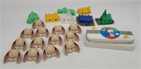 Snoopy Watch, Bunnies For Crafting & Plastic House