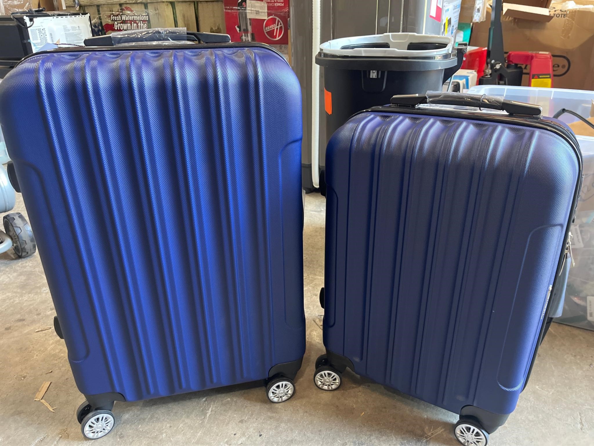 2 Piece Luggage BLUE