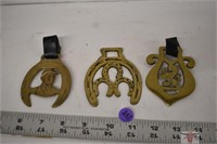 Brass Horse Harness Medallions