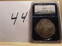 1881 S S Morgan Silver Dollar