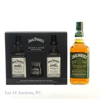 Jack Daniel's Green Label & Before/After Mellowing