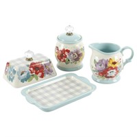 C8208 The Pioneer Woman Butter Dish Sugar Set