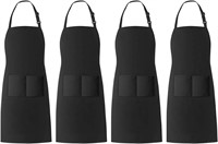 (N) 4 Pack Bib Aprons