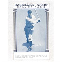 Vintage Hof Baseball Exhibit Hank Greenberg