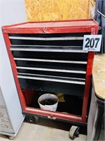 6 Drawer Rolling Tool Box & Contents