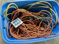 Tote of Extension Cords