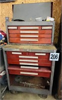 12 Drawer Rolling Tool Box & Contents