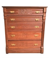 Victorian  Sidelock Chest