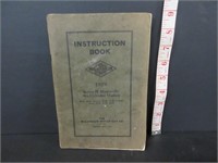 1919 McLAUGHLIN MOTOR CARS INSTRUCTION BOOK