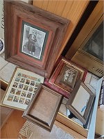 Picture frames and stamps