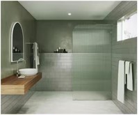 40 in. x 78 in. Frameless Shower Door Right Hand