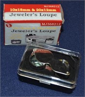 New Dual 10x18 & 20x12 Jeweler's Loop In Box