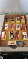 Tray Of 13 Assorted Matchbox Cars