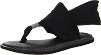 Sanuk Women's Yoga Sling 2-K Sandal, Black Black,