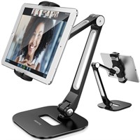 AboveTEK Long Arm Aluminum Tablet Stand, Folding